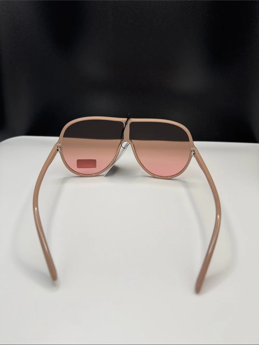 Pink Gradient Shield Sunglasses (8-0) UV 400